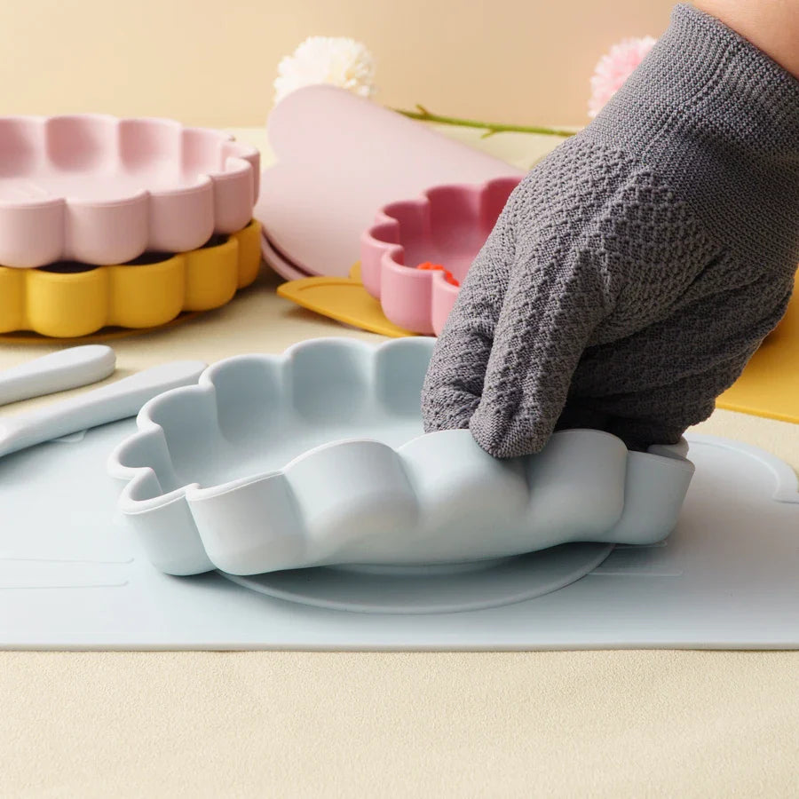 4 pièces d’alimentation en silicone pour enfants