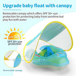 Mambobaby - Flotteur de natation pour bébé avec pare-soleil