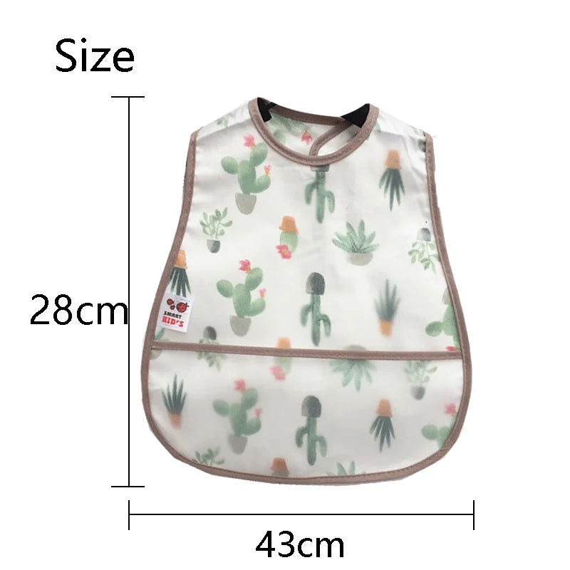 Bavoir bébé imperméable à motif de dessin animé