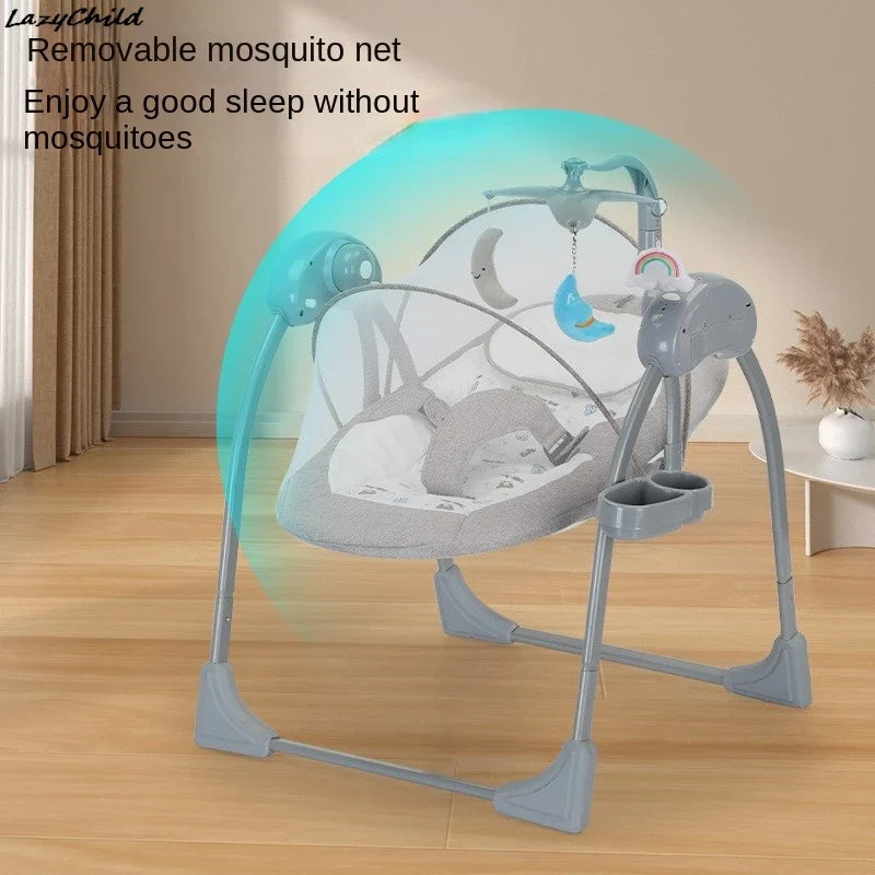 Chaise balançoire électrique multifonctionnelle pour bébé