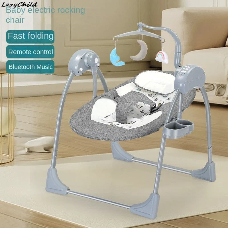 Chaise balançoire électrique multifonctionnelle pour bébé