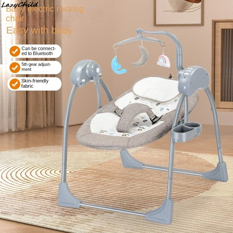 Chaise balançoire électrique multifonctionnelle pour bébé