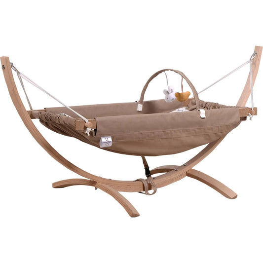 Chaise balançoire en bois pour bébé