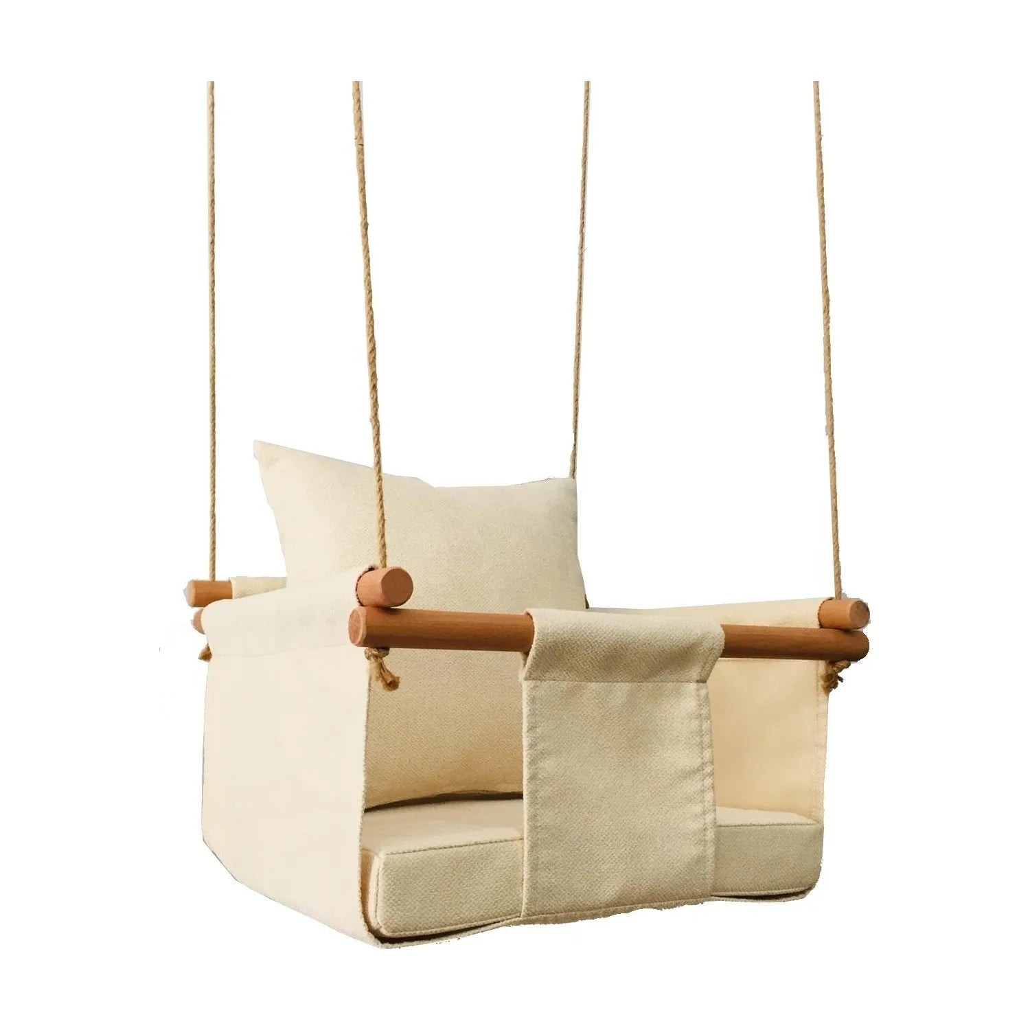 Chaise balançoire en bois pour bébé