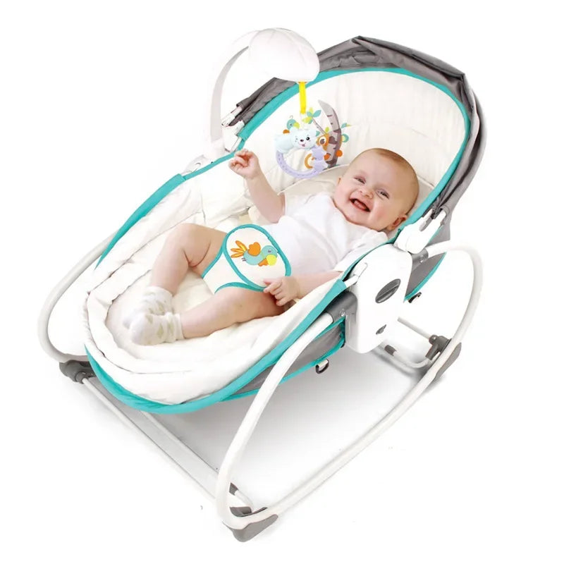 Chaise balançoire musicale 5 en 1 pour bébé