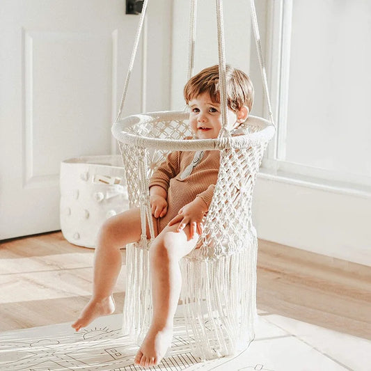 Chaise balançoire pour bébé - WHITE