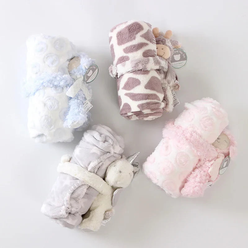 Couverture bébé de sommeil en peluche