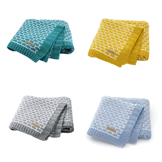 couverture bébé tricot | Couleur bébé™