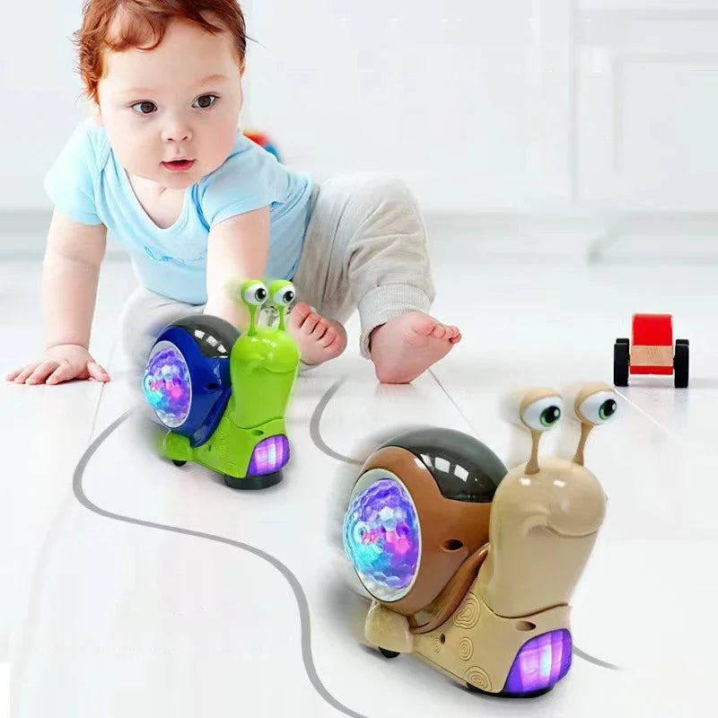 Jouet escargot électrique pour bébé