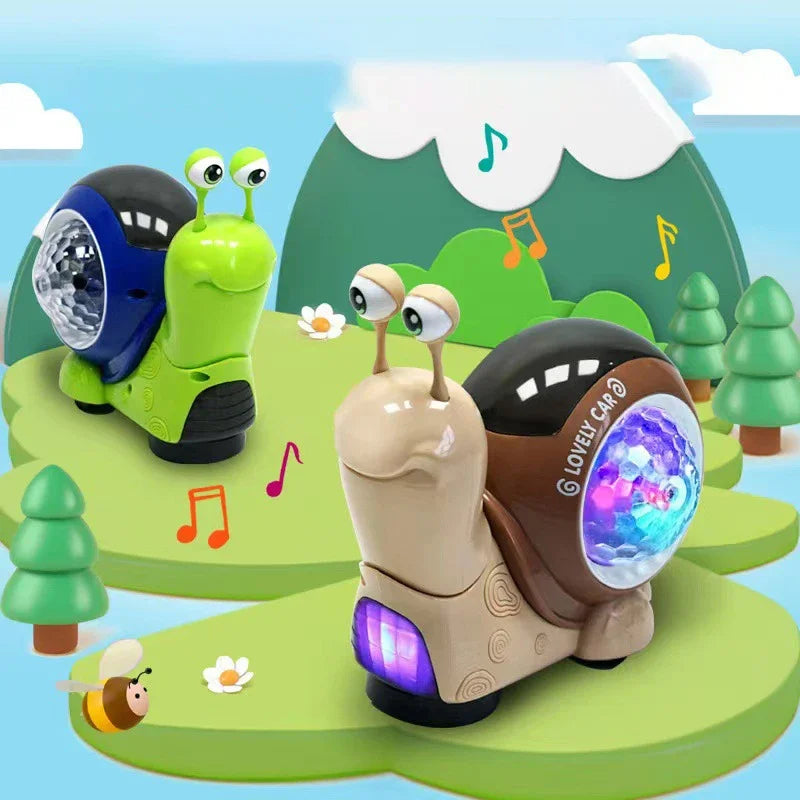 Jouet escargot électrique pour bébé