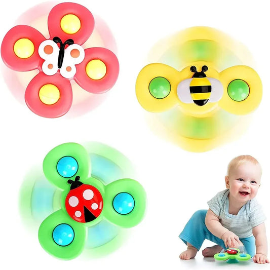 Jouet spinner à ventouse pour bébé