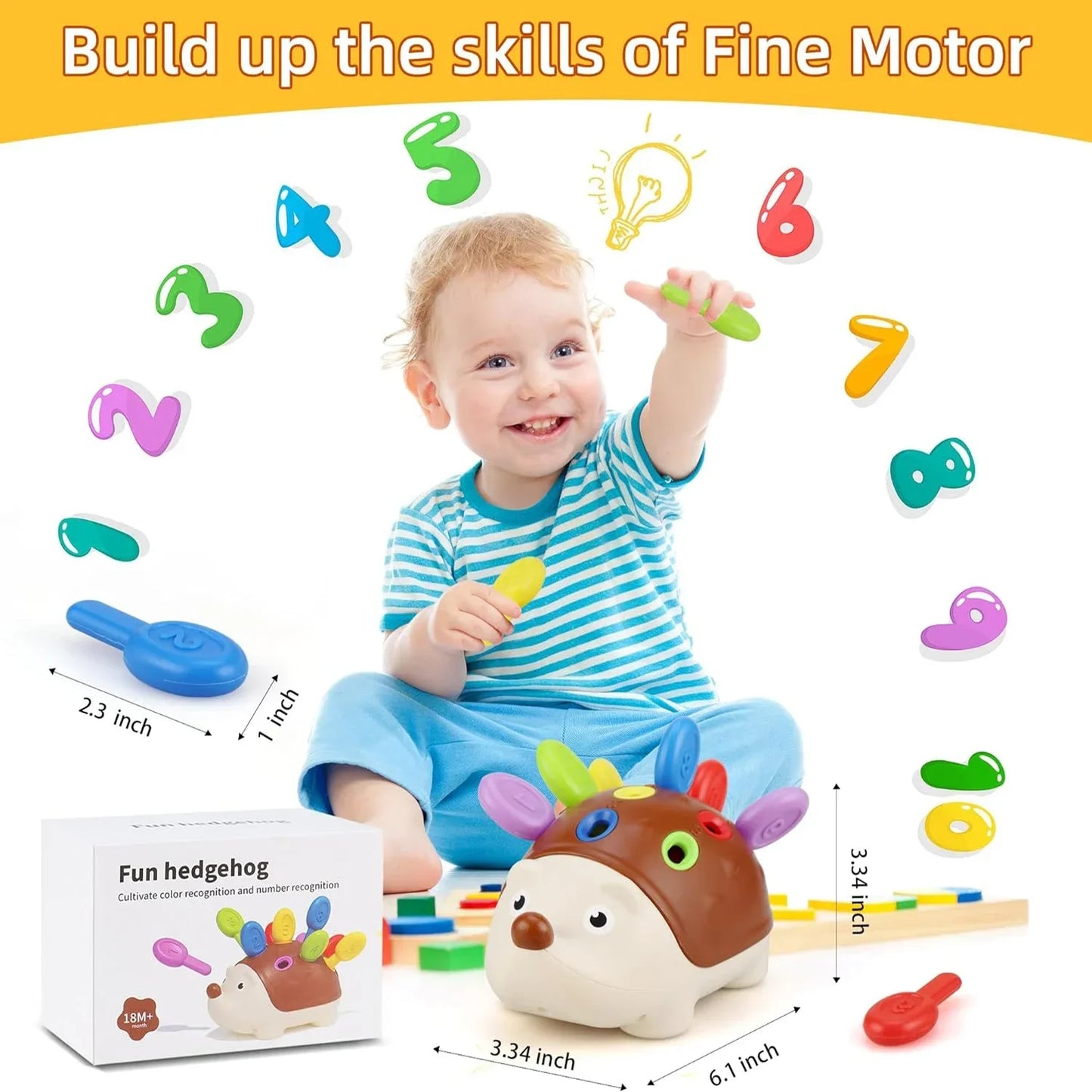 Jouets à moteur fins pour enfants - 1set