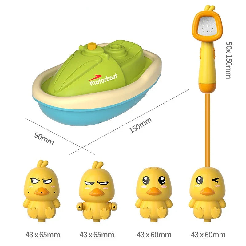 Jouets de bain canard pour bébé - 3 ducks 1 shower