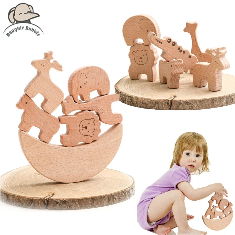 Jouets interactifs en bois pour enfants