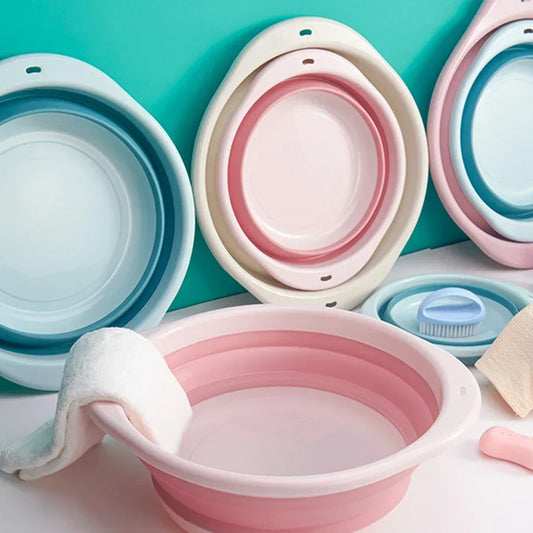 Lavabo pliant en silicone pour bébé