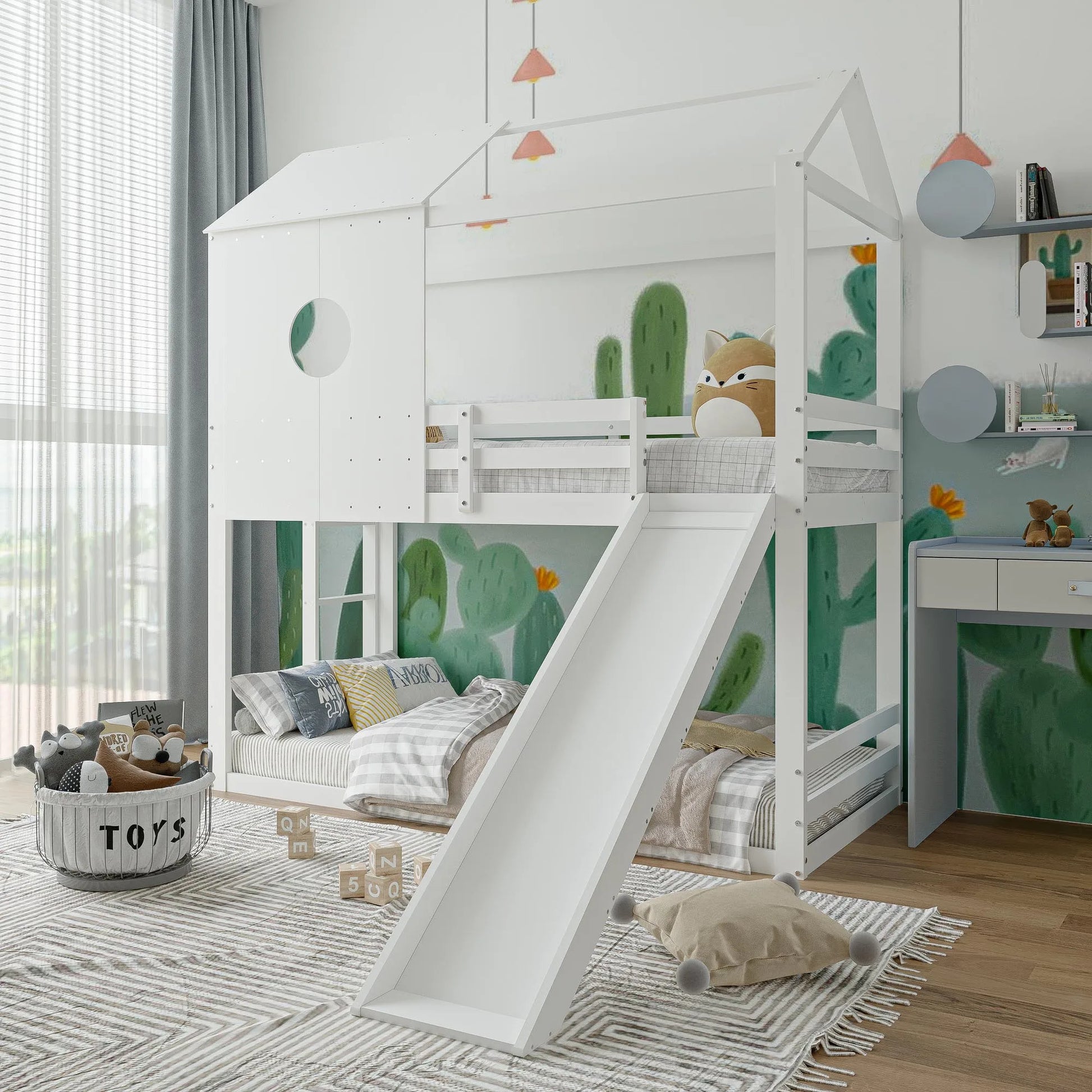 Lit pour enfants en bois massif - WHITE / GERMANY