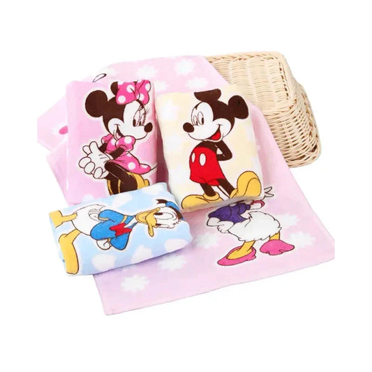 Serviette de visage disney cartoon pour enfants