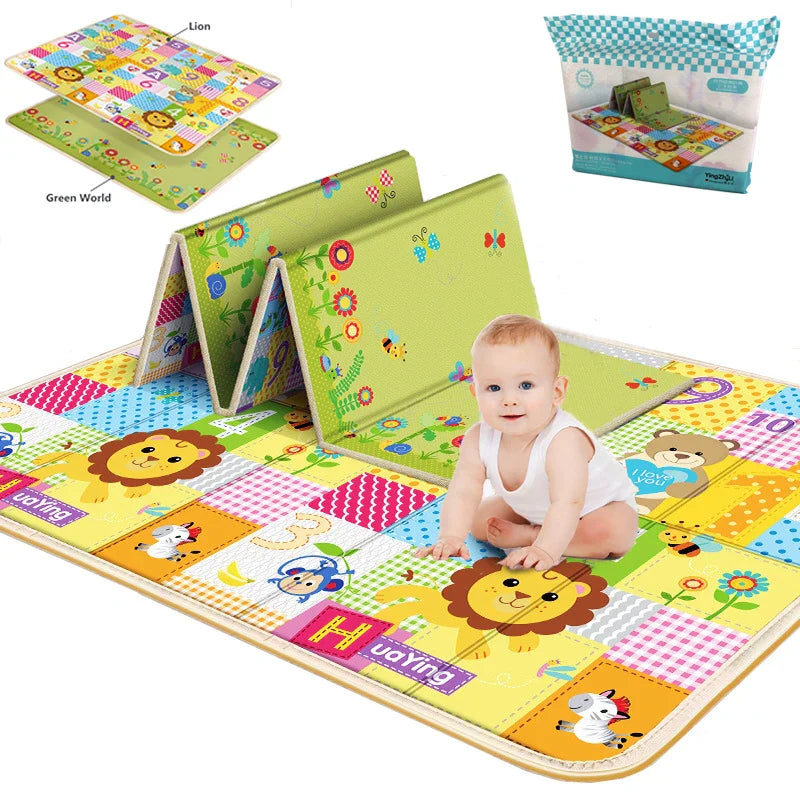 Tapis de jeu pliable en polymère pour bébé