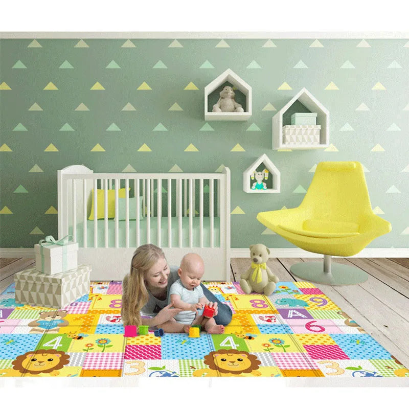 Tapis de jeu pliable en polymère pour bébé