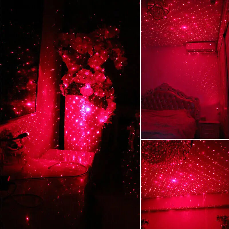 Veilleuse ciel étoilé LED romantique - Red / USB Plug