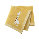 Couverture bébé girafe jaune | Couleur bébé™